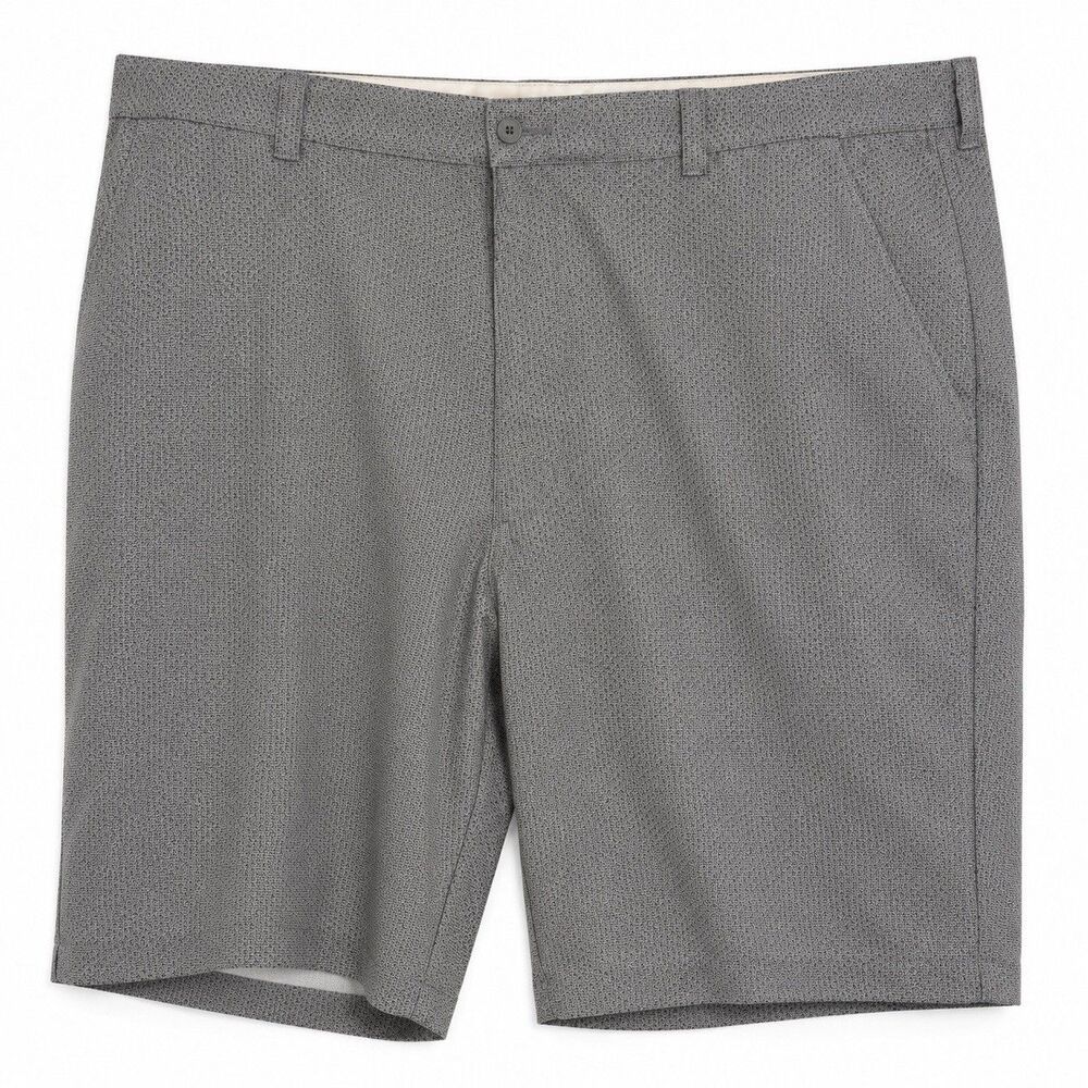 Ben Hogan Performance Men's Gray Geometric Golf Shorts 44 Stretch